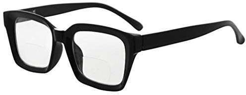Eyekepper Stilvolle Damen Bifokale Lesebrille - Übergroße Brillen mit Quadratischem Design