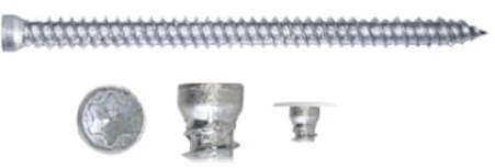 Rahmenschrauben für Türe und Fenster Senkkopf Zylinderkopf Flachkopf Abdeckkappen separat bestellbar (Zylinderkopf, L=212mm, 10St.)