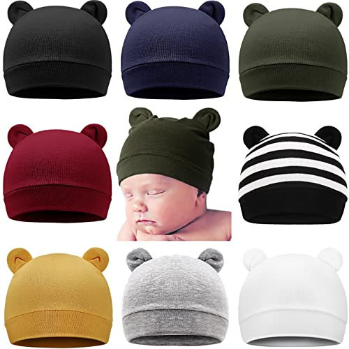 DRESHOW Unisex Mütze Hut Junge Mütze Frühling Mützchen Kleinkind Wendemütze Jersey Slouch Beanie Bekleidung Unisex Infant Hut Kindergarten Mütze