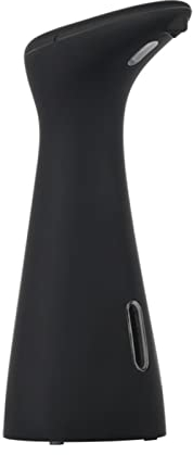 Automatischer Desinfektionsspender, SHINROAD Desinfektionsspender Sensor, Berührungsloser Desinfektionsmittelspender 200ml mit Tropfschale für Badezimmer, Schule, Krankenhaus, Restaurant (Schwarz)