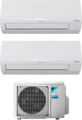 Climatizzatore dual split 9000 + 1200 btu, con pompa di calore, Classe energetica A++/A+