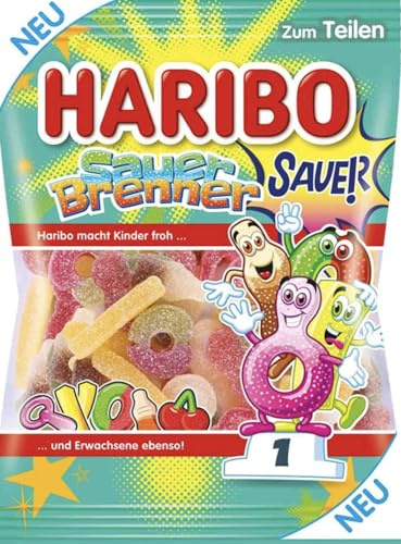 Sauer Brenner Gummies - Bonbons très acidulés aux formes variées pour une explosion de saveurs - Compatible avec Haribo
