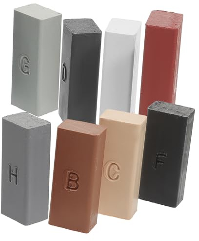 GOOHOCHY Kit di Riparazione per Riempire Buchi per Piastrelle in Ceramica Cera Set Adatto a Piani di Lavoro e Pavimenti