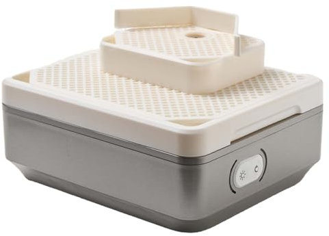HCAUYNN Table De Meulage Automatique à Eau 150 W, Ponceuse pour Vitraux 4000 TR/Min, Refroidissement par Eau Double Couche, pour Diamants, CéRamiques Et Coquillages