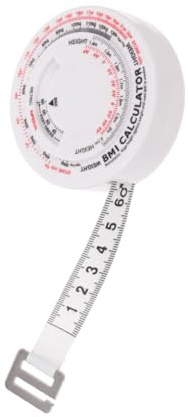 VALICLUD 1.5m Calculando Cinta Métrica De Calculadora De Imc Para Medir El Peso Cintura Herramienta Para Medir Grasa Corporal Dietas y Pérdida De Peso
