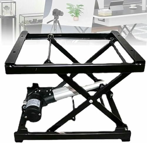 XDRGOOIUY Supporto per Tavolo elevatore Elettrico a Forbice, capacità di carico di 50 kg, per tavolini da caffè e mobili Fai da Te, con Cuscinetto in Metallo e Motore con Nucleo in Rame.