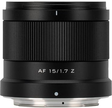 VILTROX AF 15mm F1.7 Air Objectif APS-C Autofocus Grand Angle Grande Ouverture Léger (pour Nikon Z)