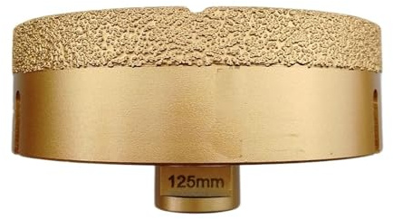 Diameter 125mm M14 Thread Vacuum Brazed Diamond Drilling Core Bits 15MM Diamond Height Tile Drill Bits Hole Saw Crown