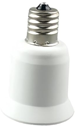 F Fityle Adaptateur de culot d'ampoule, Douille de Lampe, Adaptateur d'ampoule Standard Portable et léger Haute Performance, E17 à E27
