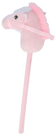 HEEPDD Lindo Juguete de Peluche para Montar a Caballo, Material Suave, 2 Efectos de Sonido, Ideal para Actividades Divertidas para Niños, Aproximadamente 70 Cm para Niños (Pink)