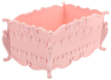 Cabilock Hamster Badewanne Kunststoff, Haustier-Badewanne mit Rutschfestem Boden für Sandbad Im Käfig Kleintierzubehör für Hamster und Chinchillas, 6.69X3.74X3.15In