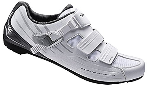 SHIMANO Erwachsene Fahrradschuhe Rennradschuhe SH-RP3W GR. 38 SPD-SL Klett-/Ratschenv.,ESHRP3NG380SW00