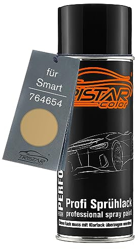 TRISTARcolor Autolack Spraydose für Smart 764654 BBS Gold Metallic | Basislack, Sprühdose 400ml