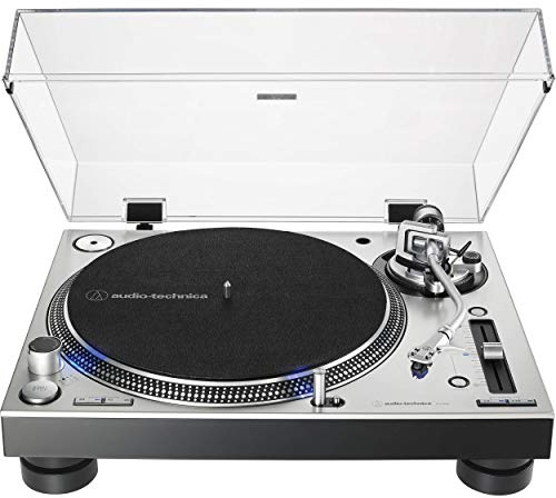 Audio-Technica - AT-LP140XP Professional Direct Drive Manual Turntable - Silver
