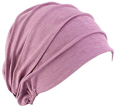 Amorar Frauen Baumwolle Bandana Turban Chemo Krebs Cap Hijab Bonnet Kopftücher Schal Hut Kopfbedeckung Schlafmütze Muslimisches Chemotherapie-Kappe Kopftuch