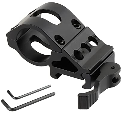 FOCUHUNTER 25,4mm Monture de Lunette Picatinny Montage sur Anneau QD Rail Picatinny Rail pour Lampe Torche Laser Sight Alliage D'aluminium Accessoires De Chasse Montage À Débattement Rapide