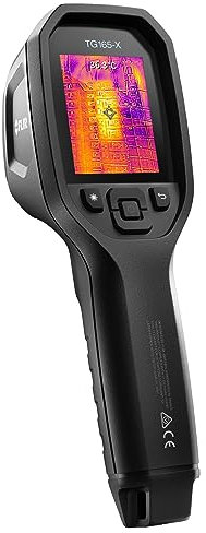 FLIR TG165-X Thermal Imaging Camera with Bullseye Laser: Commercial Grade Infrared Camera for Building Inspection, HVAC and Electrical
