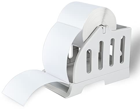 Ü Heartray Etikettenhalter für Rollen und Lüfterfalt-Etiketten, 10,2 x 15,2 cm, Ständer für Thermo-Etikettendrucker, Zubehör für Desktop-Drucker und Etikettendrucker