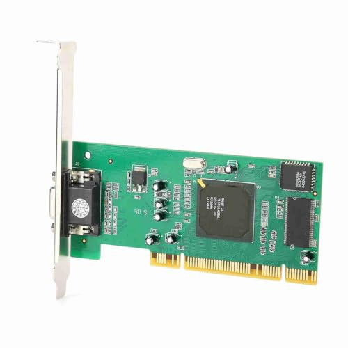Grafikkarte, VGA PCI 8 MB 32 Bit, Desktop, Computerzubehör, Multi-Display, für ATI Rage XL, SDRAM, Metall + Leiterplatte, Grafik-Grafikkarte, PC-Grafikkarte