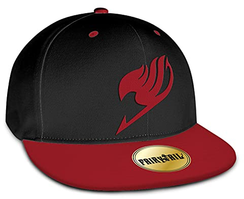 ABYstyle Fairy Tail Emblem Snapback Cap - Schwarz & Rot