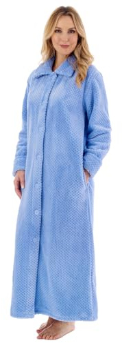 Slenderella HC4328 Robe de Chambre Bleu Large