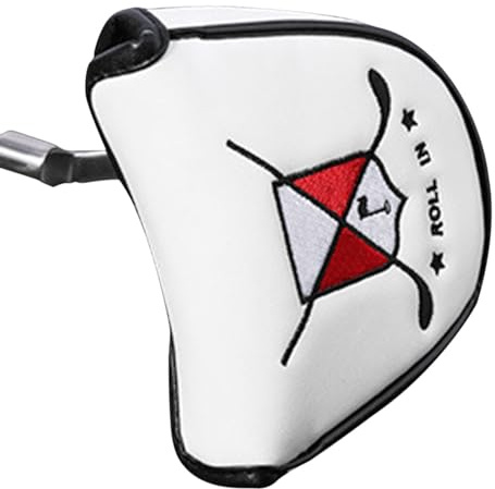 Teksome Couvre-Putter pour maillet de Golf,Couvre-têtes de Golf,Couvre-Chef de maillet de Putter de Golf | Protecteur de Club de Golf Putter Mallet avec Fermeture magnétique, Protecteur de Club de