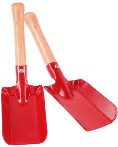 MILISTEN 2st Schaufel Mit Holzgriff Handkelle Für Den Garten Gartenschaufel Pflanzen Handschaufel Für Den Garten Werkzeug Zum Graben Von Gartenerde Erdschaufel Grubber Eisen Spitz