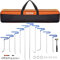 VEVOR Kit per rimozione di ammaccature, 20 Pezzi Aste per ammaccature in Acciaio Inossidabile, Strumenti per Riparazione ammaccature da grandine per ammaccature minori