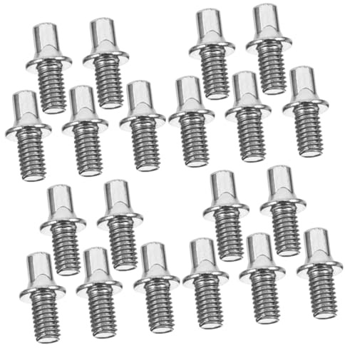BESTonZON 20 Pcs Set Drum Pedal Screw Kit Replacement Screws for Tension Rods Flange Nut Sturdy Drum Hardware Easy Install