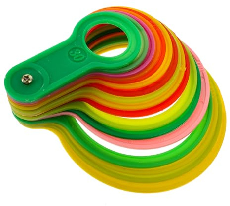 YARNOW Anillos Medidores de Frutas 1 Set Plástico Calibre Medir 50-110mm | Medidas para Fruta, Fruta de Plastico, Medición para Frutas, Calibre de Frutas, Recoge Frutas Color Aleatorio