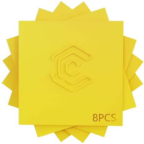 Creatorally Tablero de Madera Contrachapada Amarillo Doble Cara 30 x 30 cm x 3 mm para Corte Láser y Grabado, Madera de Tilo para Manualidades y Decoración