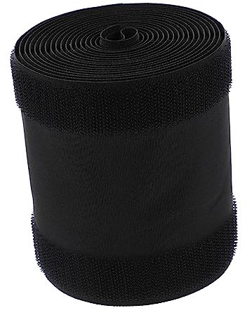 DOITOOL 3 Meters Cable Grip Strip for Carpet Floor Perimeters and Industrial Carpet, Black Nylon Cord Cover Eliminates Tripping Risk and Hides Cables, for Home and Commercial Use