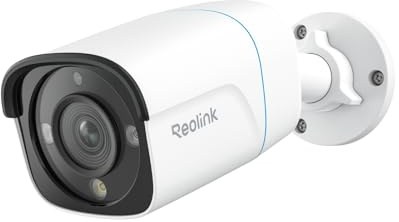 Reolink 4K Überwachungskamera Aussen, 125° Diagonalansicht, Farbnachtsicht, smarte Erkennung, Perimeterschutz, Objektentfernungserkennung, Erkennung von vergessenen Objekten, IP67 wetterfest, RP-PCB8M