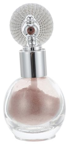 FOMIYES Spray De Polvo Iluminador Corporal Miniatura Botella De Purpurina Recargable Para Maquillaje Brillante Fiestas y Eventos Efecto Shimmer Duradero Seguro y Práctico