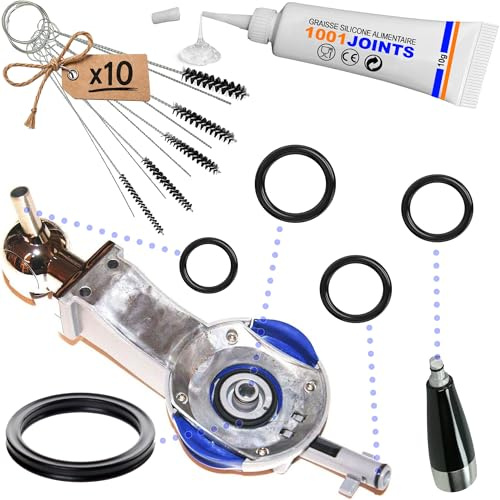 KIT 5 JOINT COMPLET ENTRETIEN BEC VERSEUR ROBINET DE PRESSION TIREUSE A BIÈRE REMPLACEMENT COMPATIBLE AVEC PERFECTDRAFT HD3720 HD3620 HD3610 HD3600 ETC…