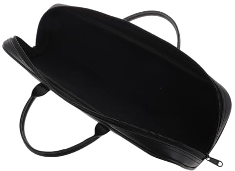 Blockflötentasche für 16-loch Flöte, Tragbarer Koffer für Musiker | Schwarz, Faux Leather, Leicht und Geräumig, für Auftritte und Verschiedene Anlässe