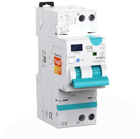 Interruttore automatico intelligente regolabile con protezione da perdite di sovracorrente, richiuso automatico, sovratensione/sicurezza da cortocircuito, per uso industriale domestico e commerciale