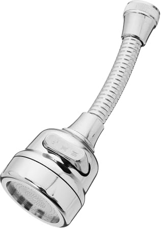 WATIIFUFU Douchette Robinet La Cuisine Rallonge Flexible 3 Modes Pivotante 360° Adaptateur Acier Inox Et Abs Accessoire Évier Extensible Pratique Réglable