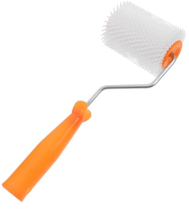 COLLBATH Spiked Roller Self Leveling Screed Flooring Tool with Spikes for Bubble Removal Lightweight and Carry Roller for Floor Paint and Epoxy Applications