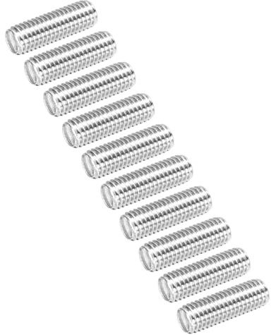 QUARKZMAN 30Pack Vollgewindestange M8 x 25mm 1.25mm Steigung 304 Edelstahl Rechtsgewinde Gewindestangen Stiftschrauben