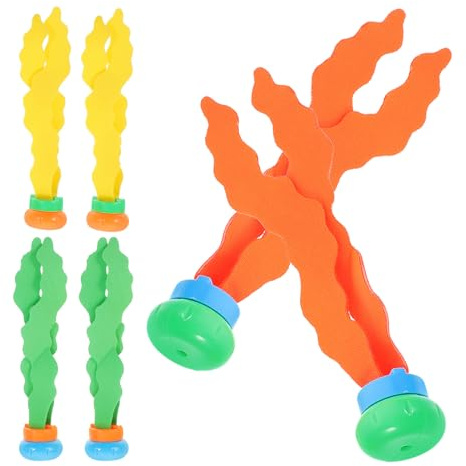 MUSISALY Giocattoli da Immersione per 6 Pezzi in Plastica Marina Gioco D’Acqua per Piscina Divertimento Subacqueo e Allenamento Nuoto per in Acqua Colore Casuale Colore Casuale