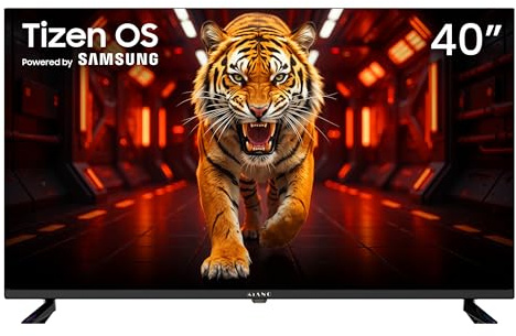 Kiano Elegance 40 Zoll (100 cm) Full HD LED Smart TV mit TIZEN OS (Powered by Samsung), Dolby Audio, Triple Tuner DVB-T2/C/S2, 3× HDMI, USB-PVR, WLAN