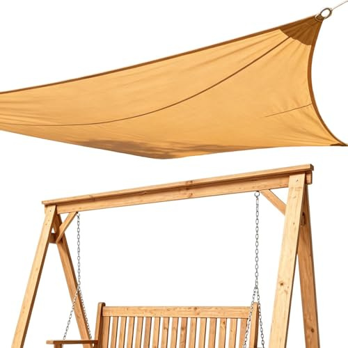 Vela Ombreggiante,Protezione Bloccante Impermeabile Portatile Con Corde,Tessuto per Vela Ombreggiante | per Giardino, Patio, All'Aperto, Mare, Cortile, Terrazza, Giochi, Balcone