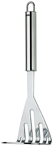 kela Machacador de patatas de acero inoxidable 25 x 8 cm RONDO, triturador apto para lavavajillas, brillante