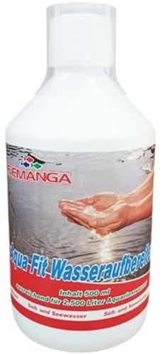 Femanga Aqua Fit 1000 ml – Hochwirksamer Wasseraufbereiter für Süßwasseraquarien | Entfernt Chlor & Schwermetalle für klares, gesundes Wasser