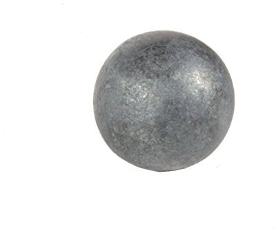 UHRIG Boule de Fer Massive, Billes d’Acier Solides Ø 60mm, Pour Exemple Une clôture en Fer forgé, la décoration et Bien Plus Encore.