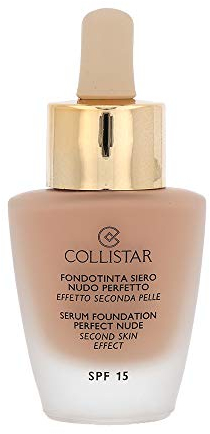 Collistar Serum - Fondotinta-Siero Effeto Nude SPF 15, Per tutti i tipi di pelle, n.2 Beige, 30 ml