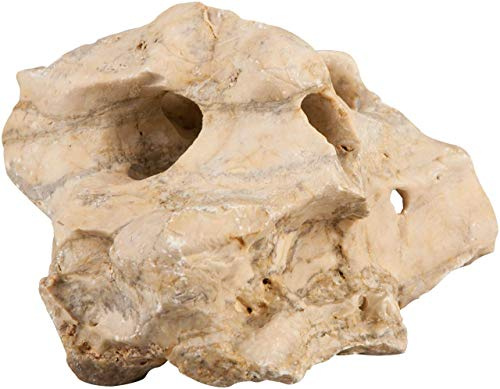 Sera Rock Hole Stone S/M 0,6-1,4 kg - Piedra Perforada Beige con Superficie Lisa