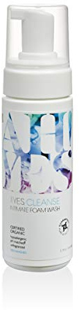 AH! YES® CLEANSE | pH Matched Feminine Wash | Certified Organic | Pure & Natural Vaginal Wash | Unscented | Gentle Foaming Intimate Wash (5.1 fl oz)
