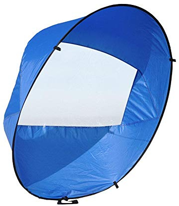 Nrkin 42 Kajak Windsegel Paddel Tragbar Kanus Popup Downwind Segel Kit,Downwind Wind Paddle Kayak Sail, Kayak Wind Sail, Kayak Accessorie,Mit Aufbewahrungstasche,faltbarem Paddle-Board-Zubehör.
